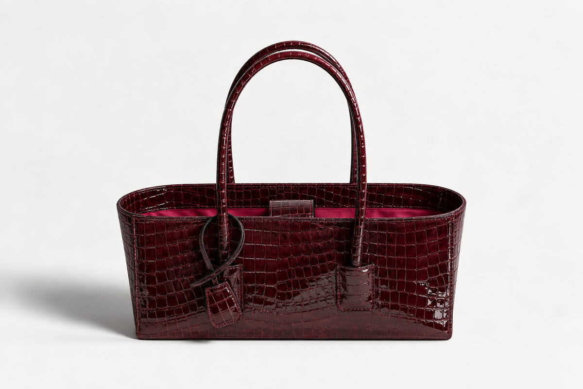 Eclat Tote Mini - Rouge Noir