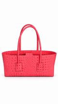 Eclat Tote Mini - Sangria Croc