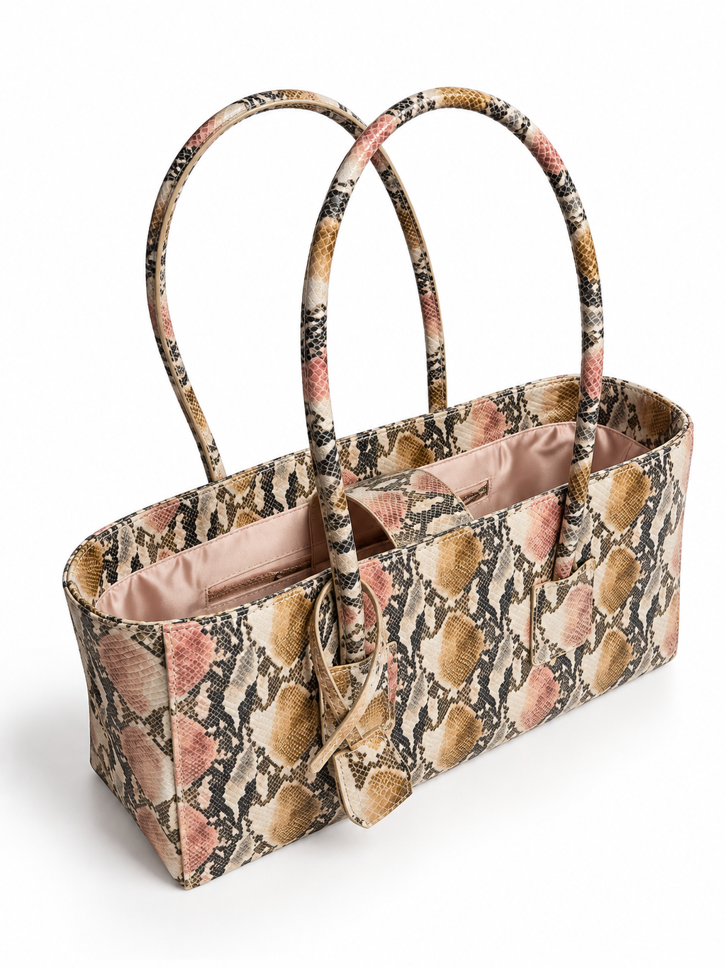 Eclat Tote Mini - Blush Python