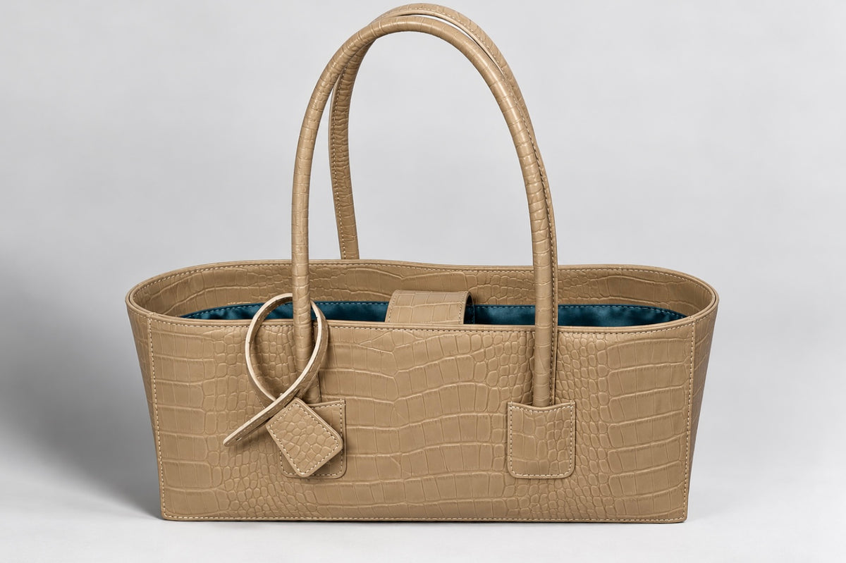 Eclat Tote Mini - Nude Croc