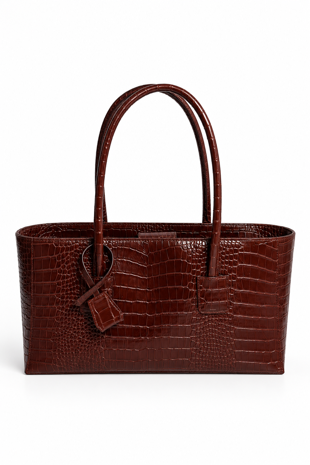 Eclat Tote - Brandy Croc