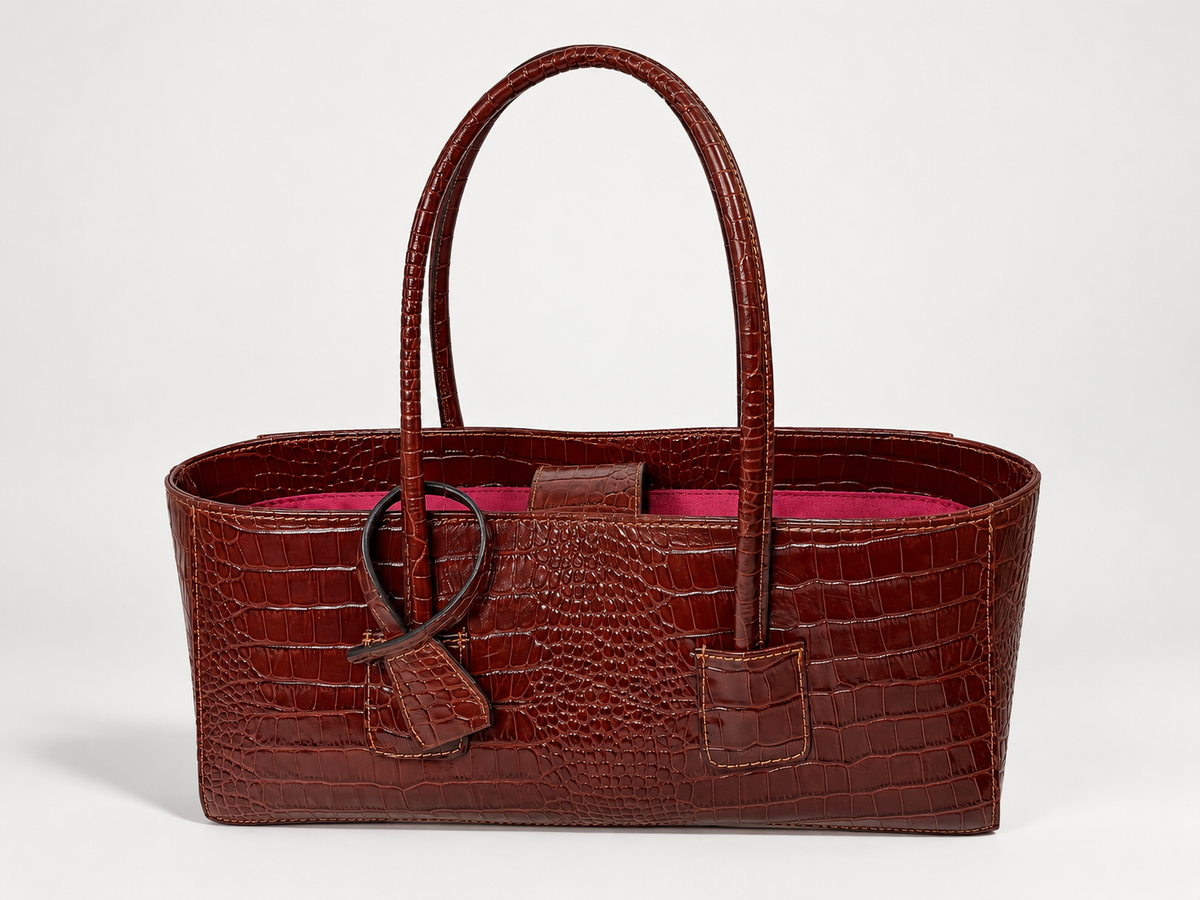 Eclat Tote Mini - Brandy Croc