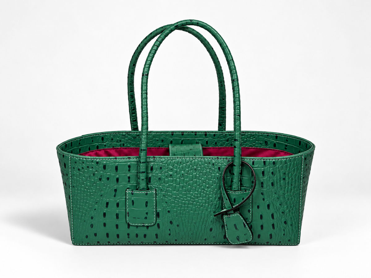 Eclat Tote Mini - Emerald Croc