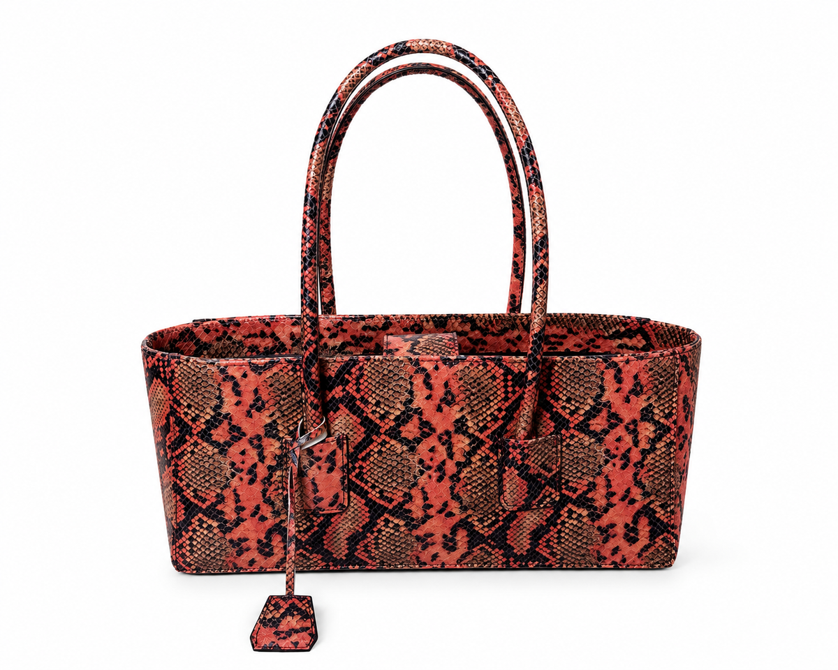 Eclat Tote Mini - Sienna Python