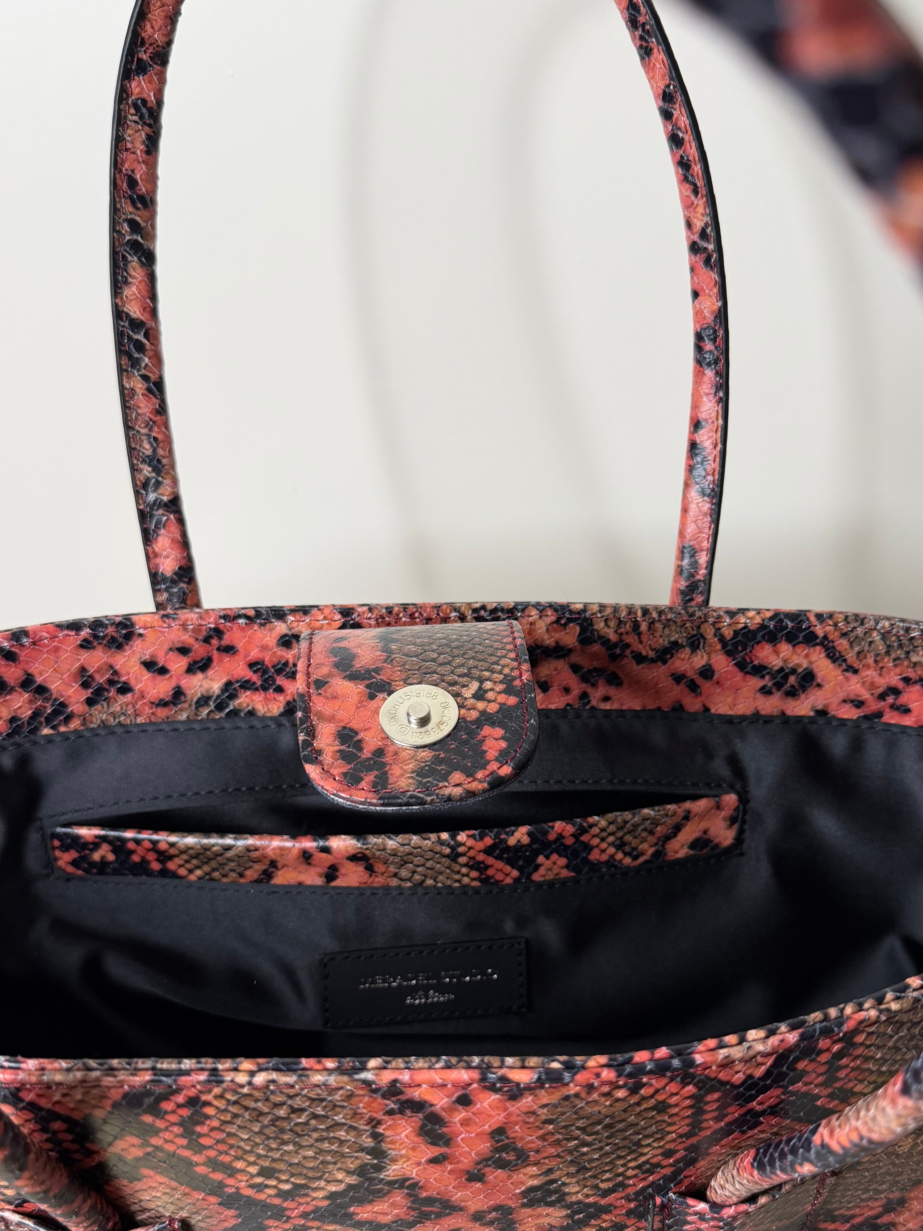 Eclat Tote Mini - Sienna Python