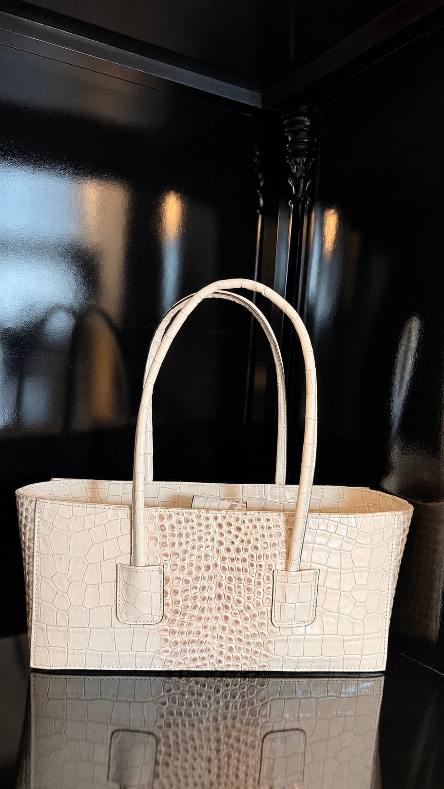 Eclat Tote Mini - Latte Marble