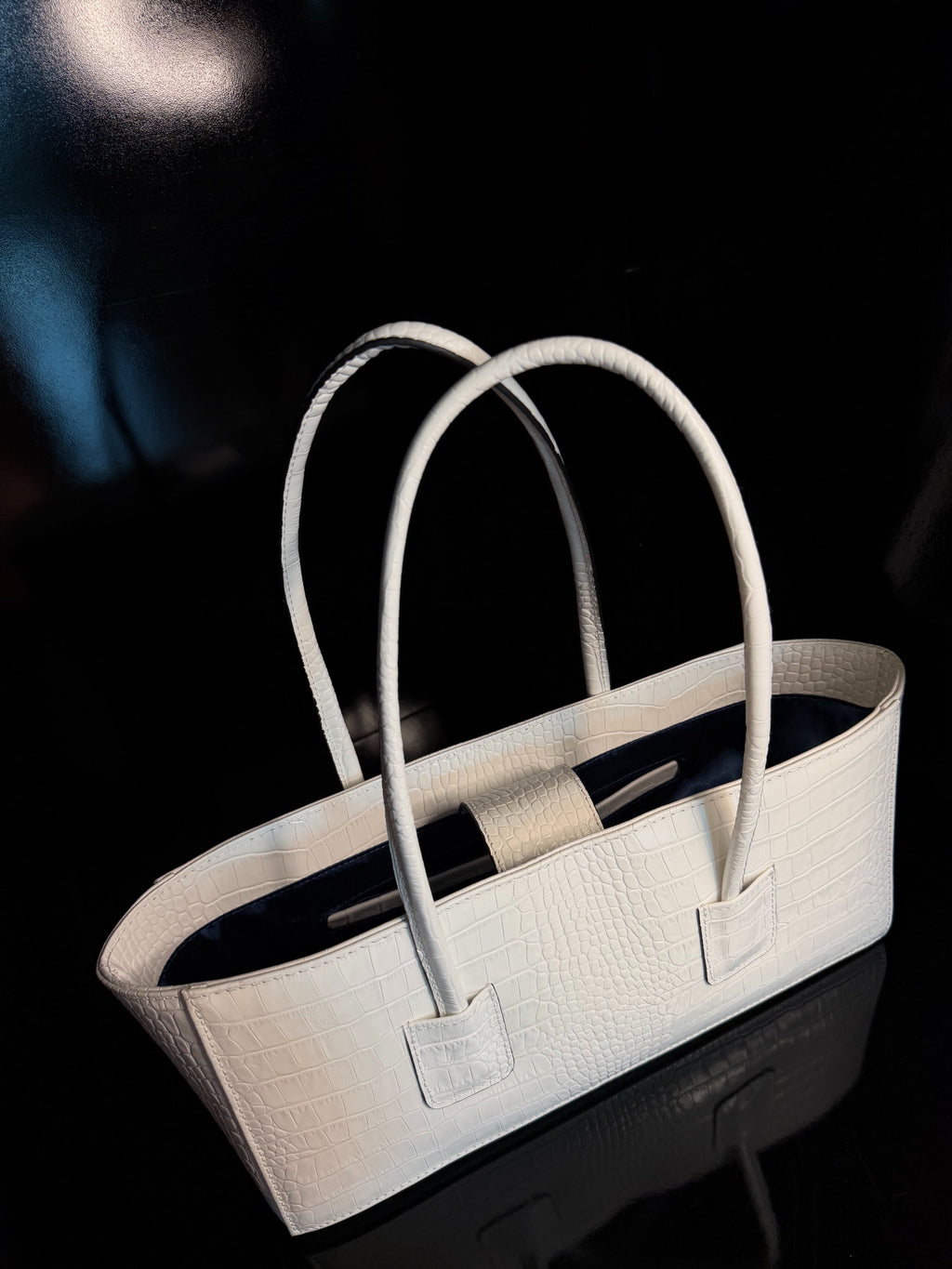 Eclat Tote Mini - White Gloss