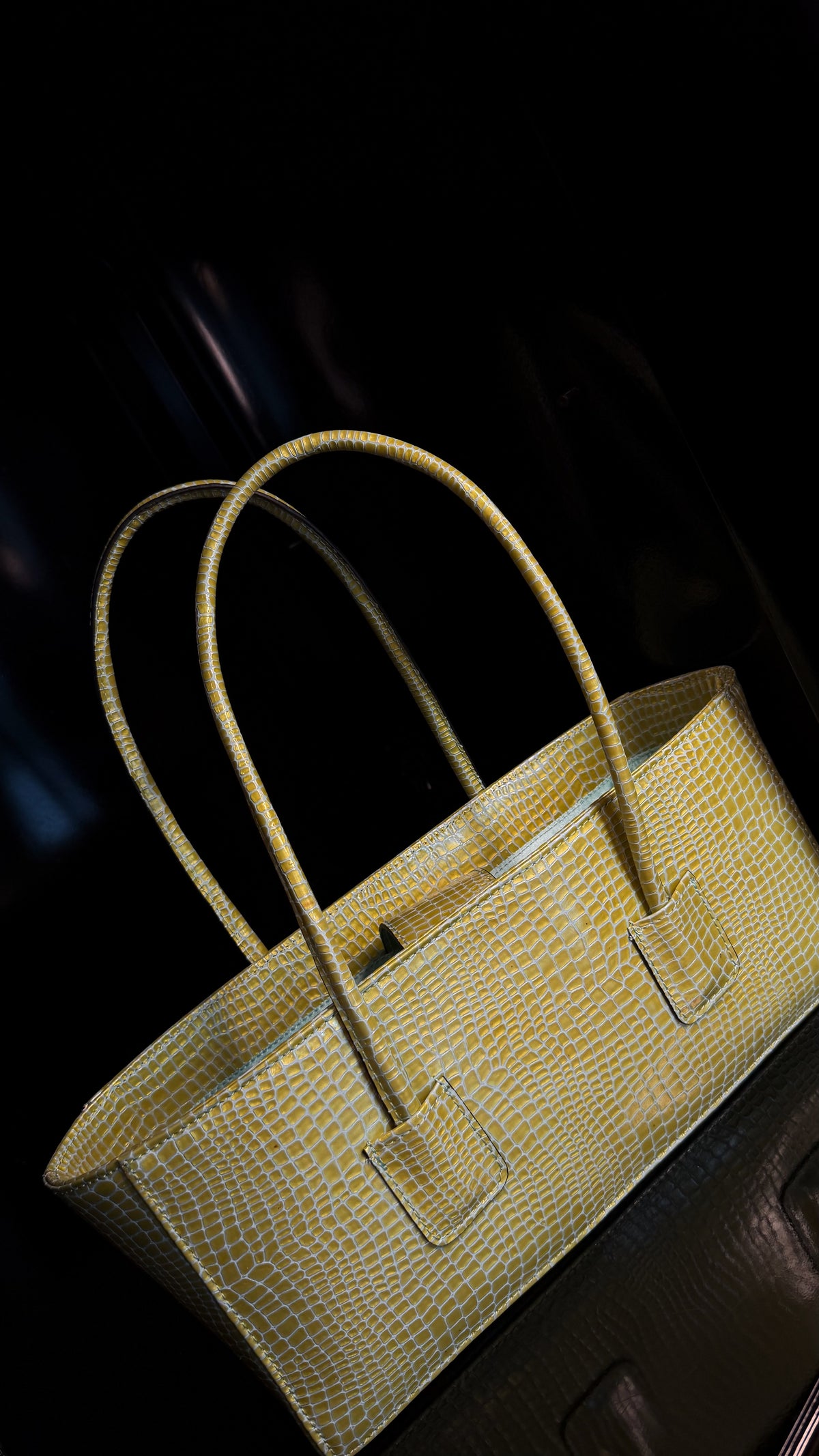 Eclat Tote Mini - Aqualime