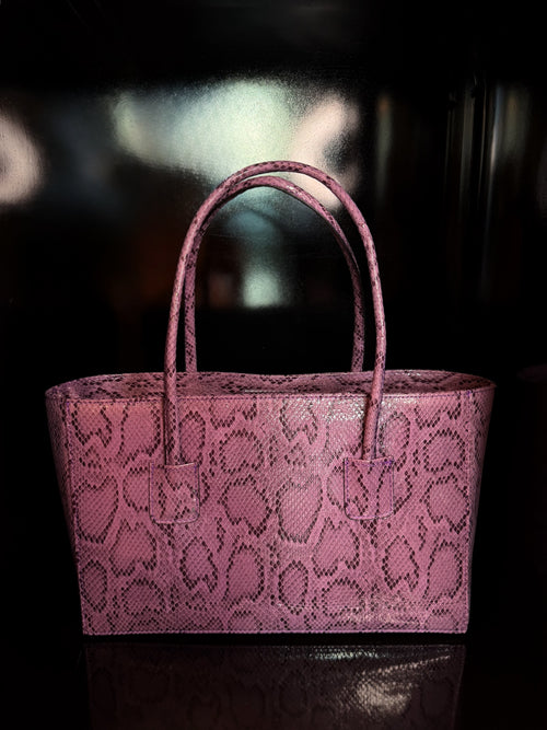 Eclat Tote - Berry Python