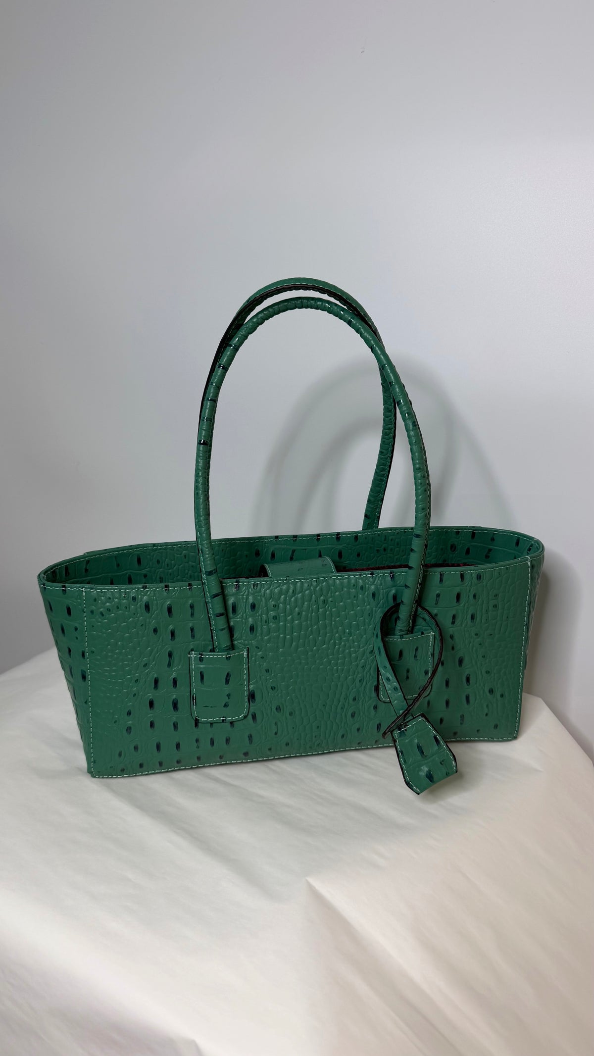 Eclat Tote Mini - Emerald Croc