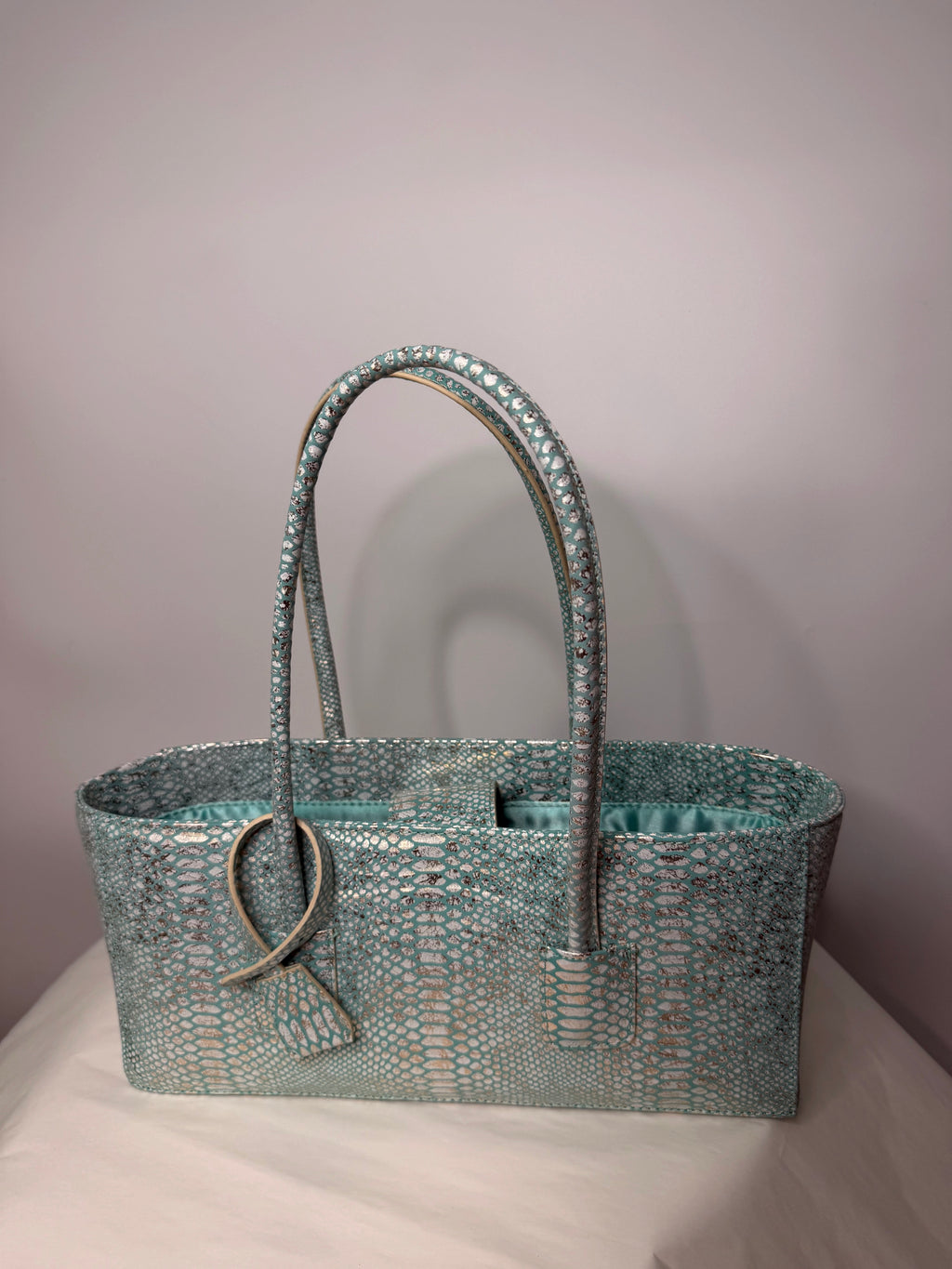Eclat Tote Mini - Mint Serpent
