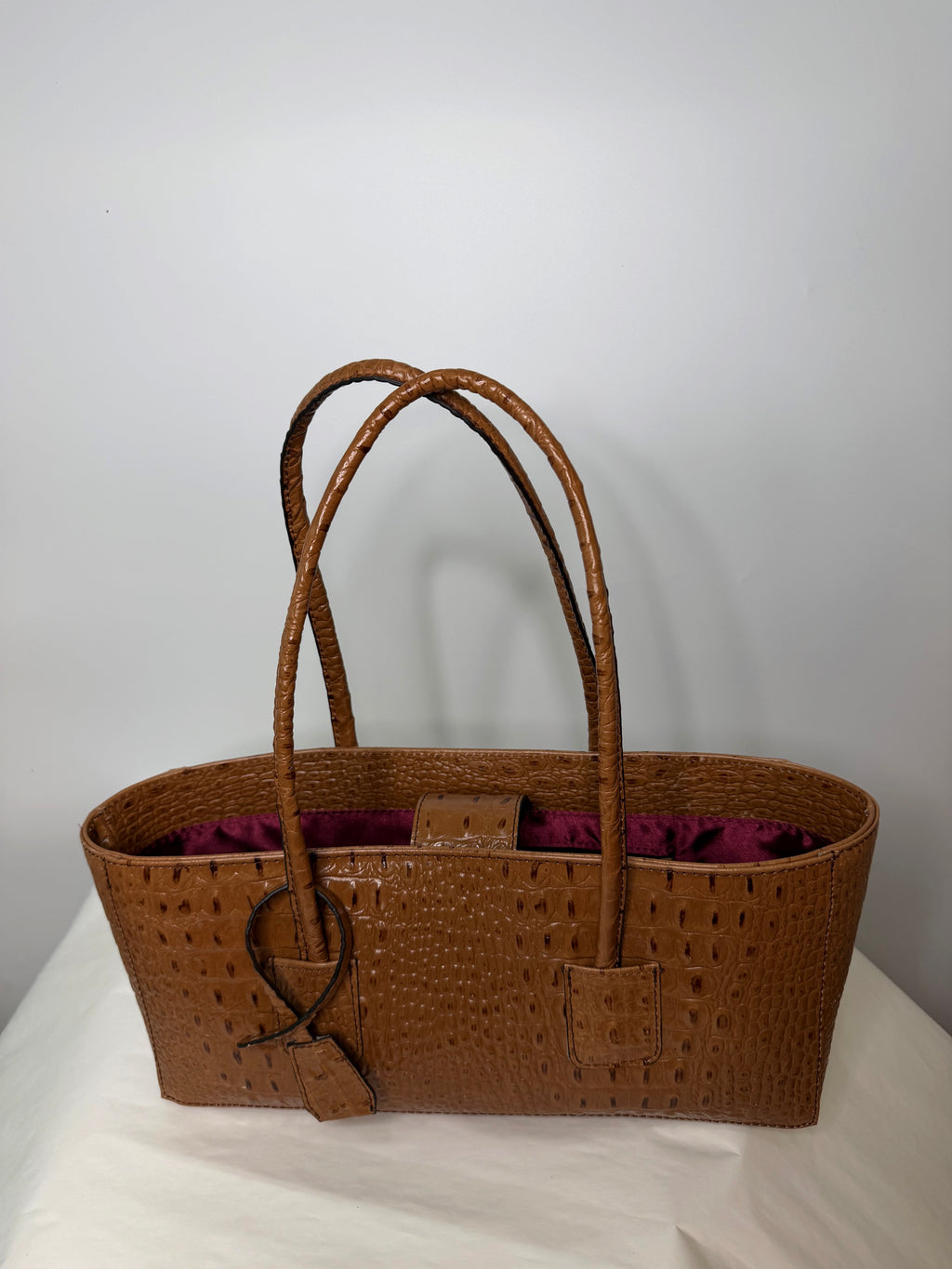 Eclat Tote Mini - Toffee Croc