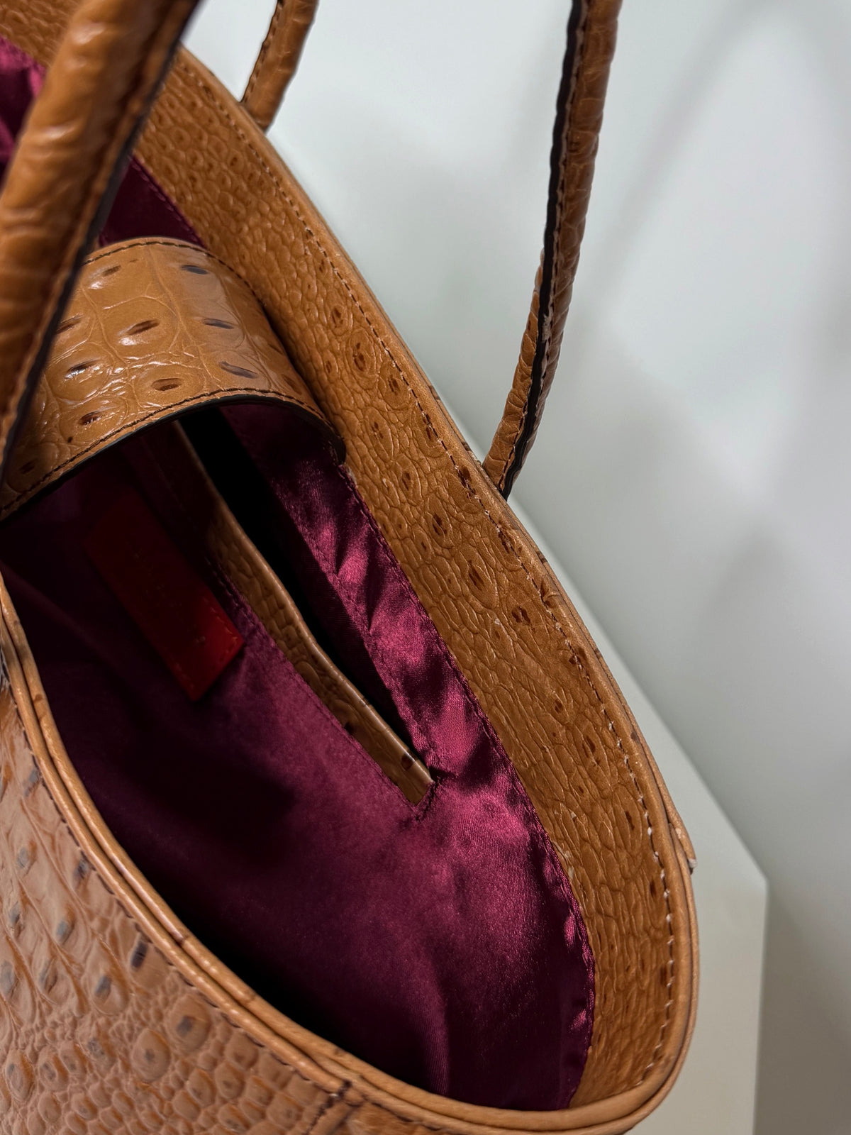 Eclat Tote Mini - Toffee Croc