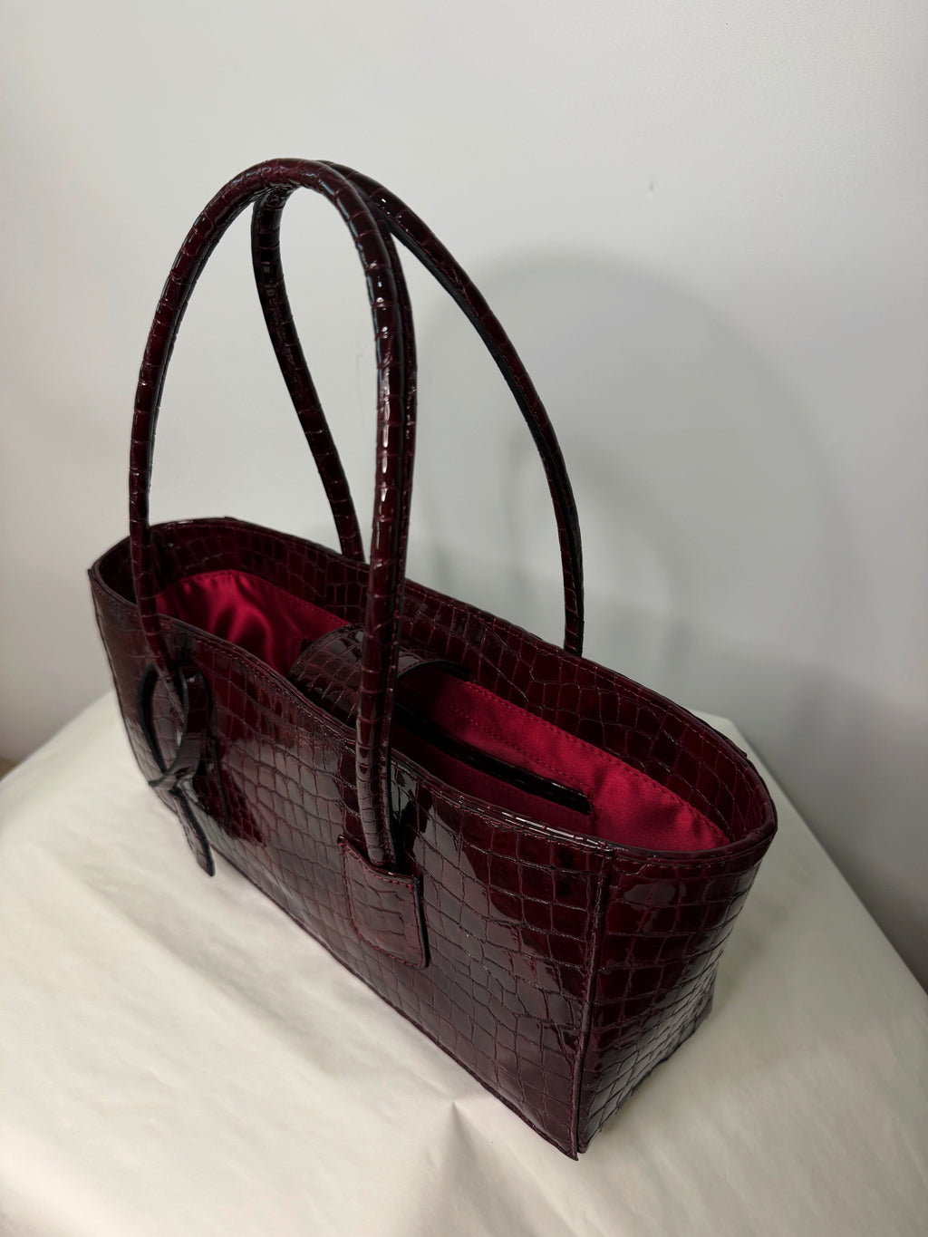Eclat Tote Mini - Rouge Noir
