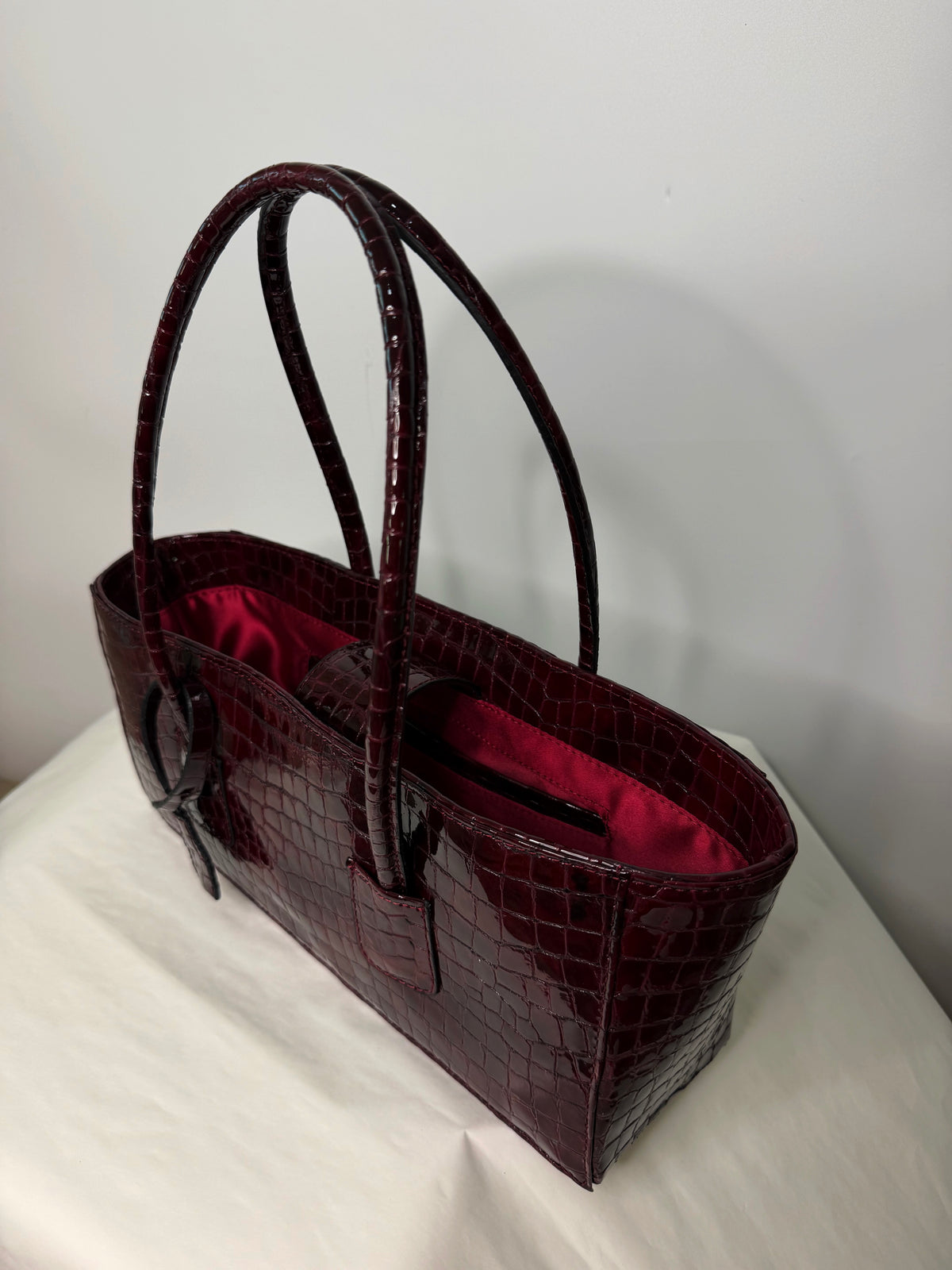 Eclat Tote Mini - Rouge Noir