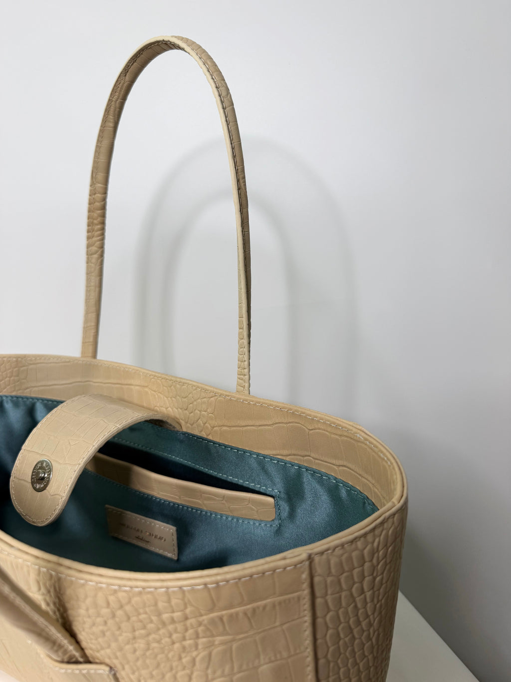 Eclat Tote Mini - Nude Croc