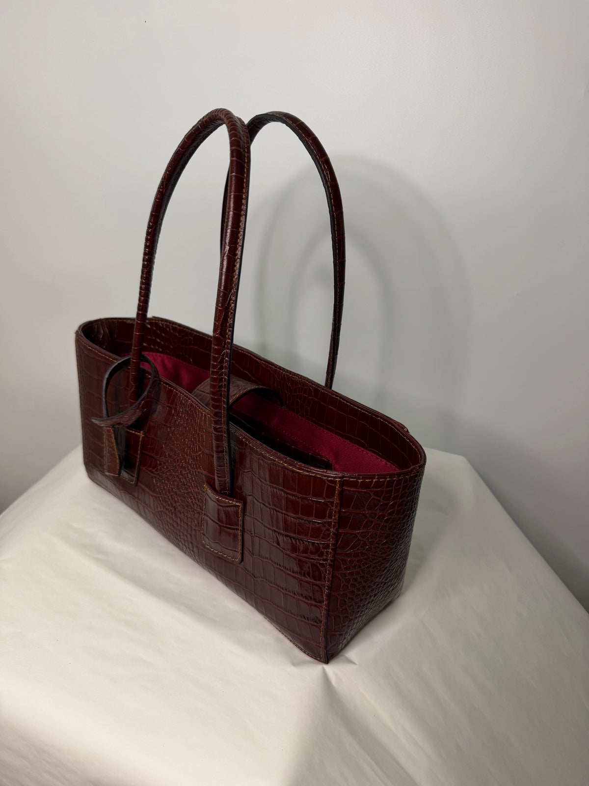 Eclat Tote Mini - Brandy Croc