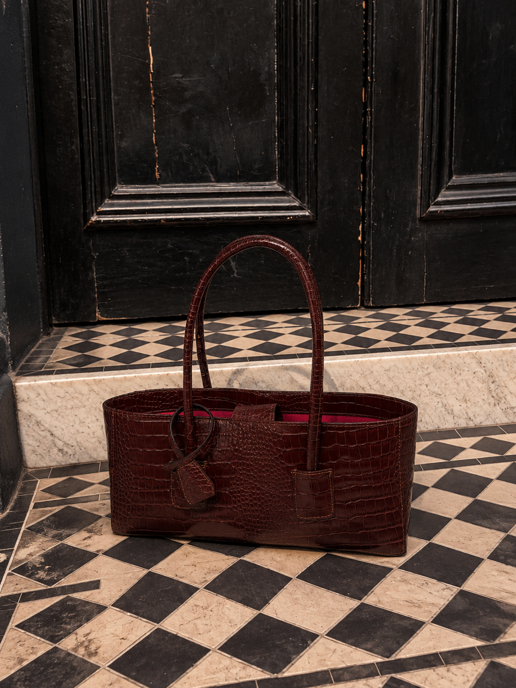 Eclat Tote Mini - Brandy Croc