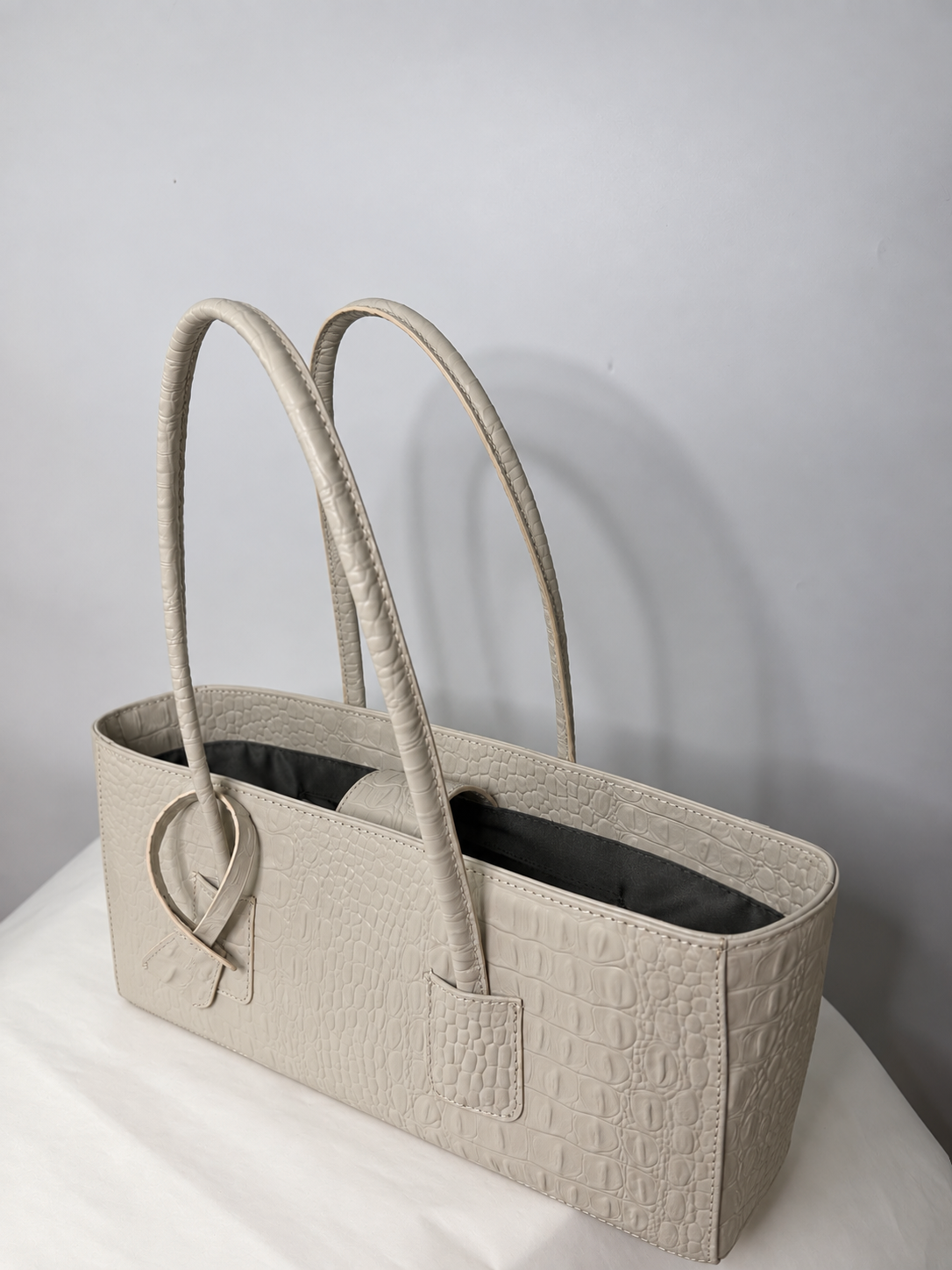 Eclat Tote Mini - Ivory Croc